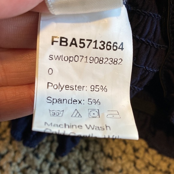 Tight Fitting, Navy Blue, Tank Top Sz. Small - Picture 6 of 7